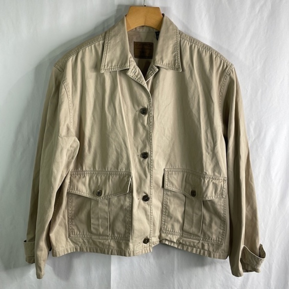 🎈Vintage 90s Lizwear Liz Claiborne khaki jacket